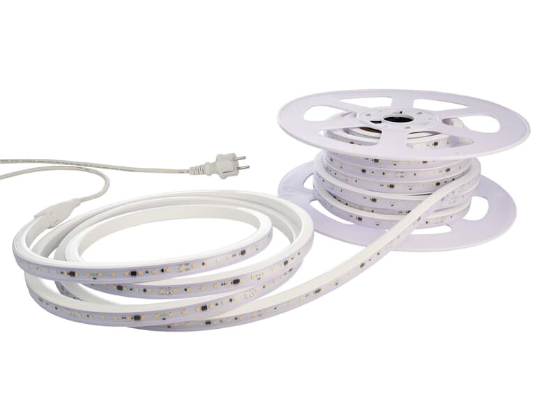 Deko Light Flexibler LED Stripe 2835-84-230V-2700K-15m-PVC Extrusion