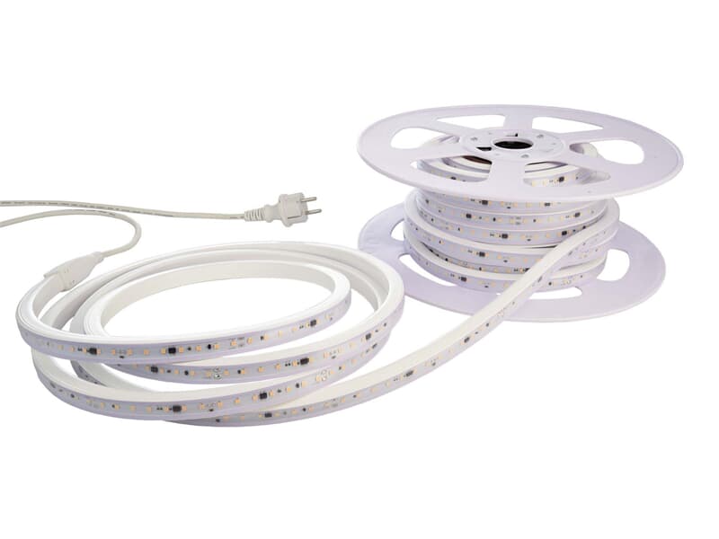 Deko Light Flexibler LED Stripe 2835-84-230V-2700K-50m-PVC Extrusion