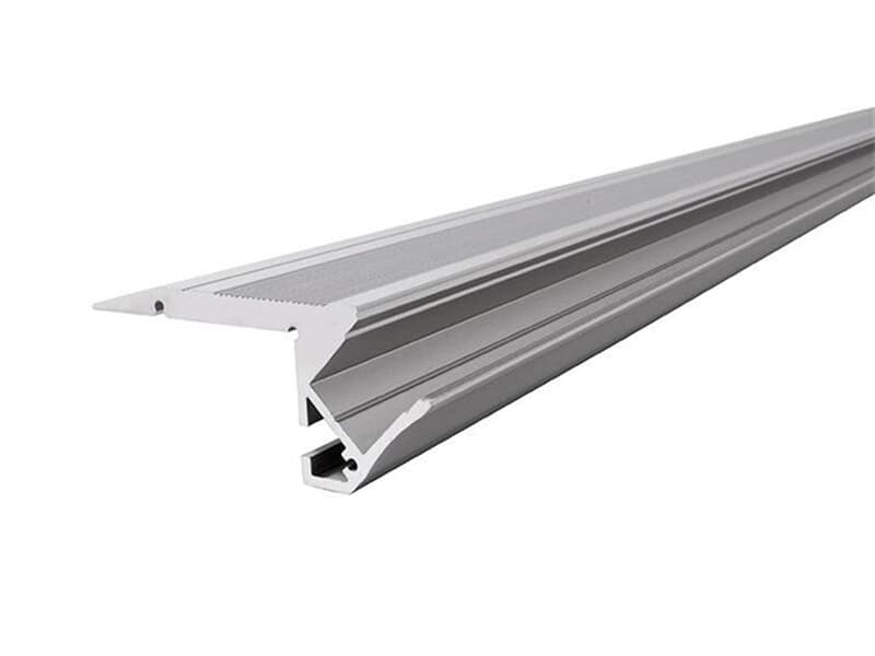 Reprofil Treppenstufen-Profil AL-01-10 für 10 - 11,3 mm LED Stripes, Silber-matt, eloxiert, 3000 mm