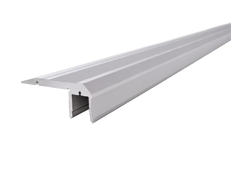 Reprofil Treppenstufen-Profil AL-02-10 für 10 - 11,3 mm LED Stripes, Silber-matt, eloxiert, 3000 mm