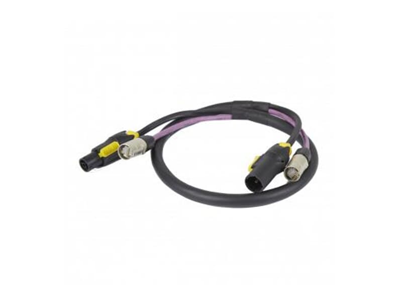 DAS Audio ECPK-1 - 1m Hybrid CAT7 etherCON (data+audio)+powerCON TRUE1, DASnet cable