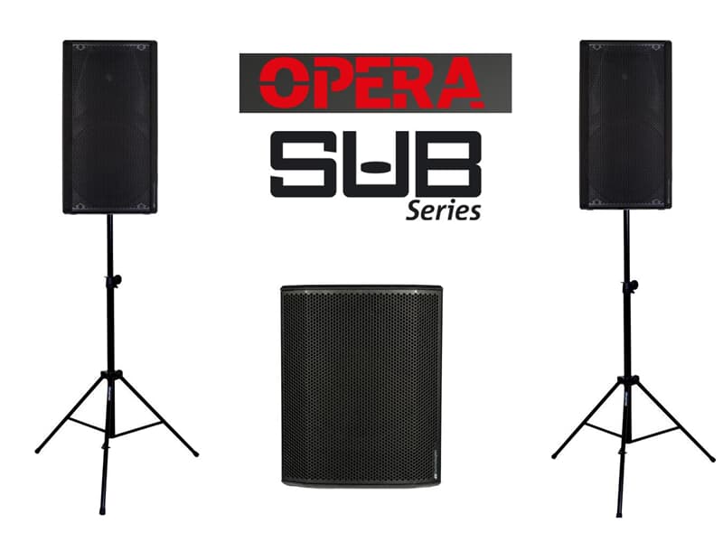 dB Technologies 2x Opera 12 + 1x Sub 618 + Stative