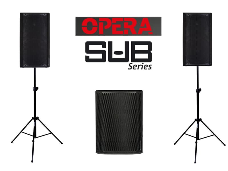 dB Technologies 2x Opera 12 + 1x Sub 615 + Stative