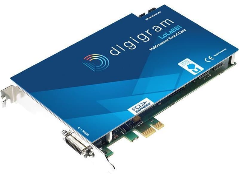 DIGIGRAM LoLa881 - Professionelle Low Latency Audiokarte