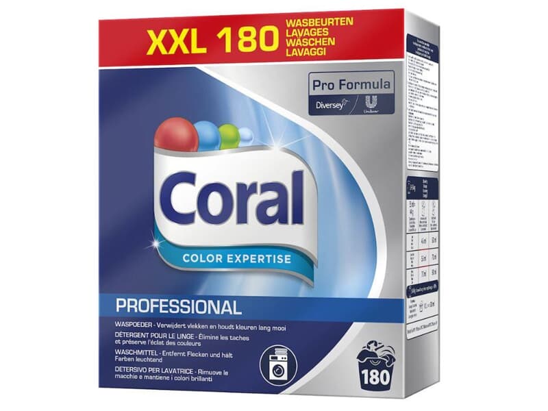 Coral Pro Formula Color Expertise 8kg - Pulverwaschmittel für Buntwäsche