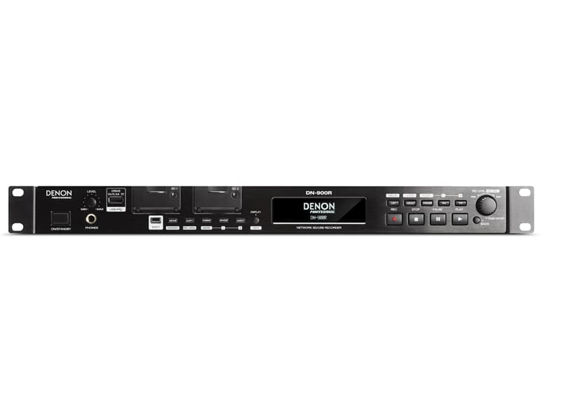 Denon Professional DN-900R - Netzwerk SD/USB Audiorecorder mit Dante 2x2 Schnittstelle