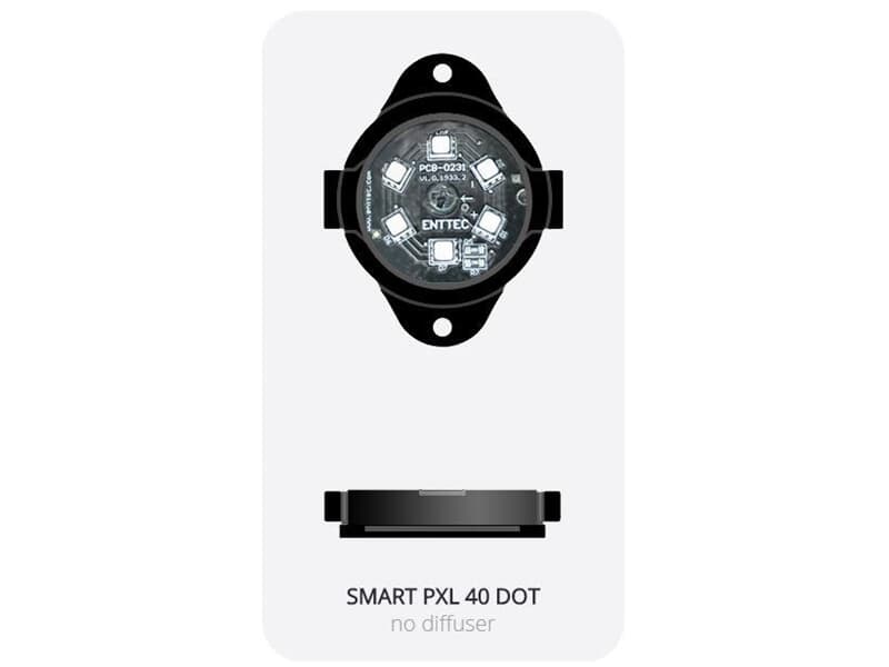 ENTTEC SMART PXL 40 DOT - without Diffusor, Kette mit 50 Dots, 125mm Pitch