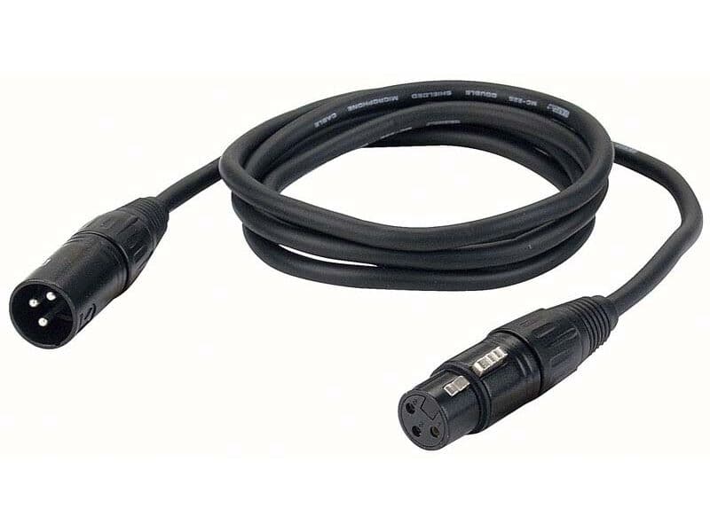 DAP XLR Mikrofon Kabel schwarz 150cm