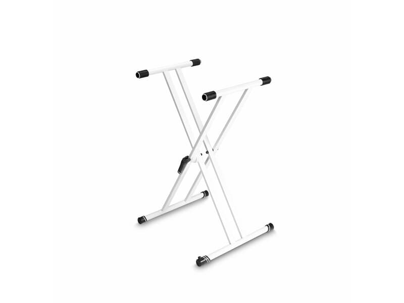 Gravity KSX 2 W - Keyboardstativ X-Form doppelt weiß