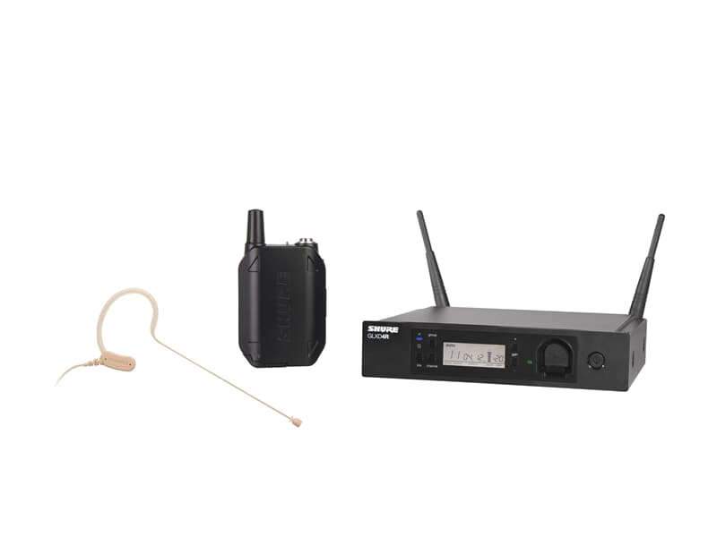SHURE GLXD14RE / MX 153Taschensender mit MX153 Headset digital 2,4Ghz