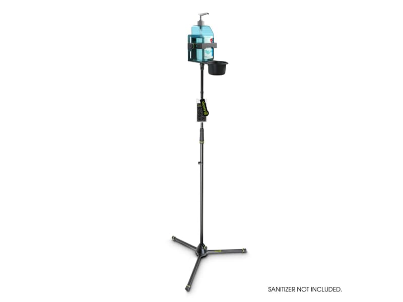 Gravity MS 43 DIS 01 B - Height-adjustable disinfectant Stand tripod with universal Holder Black