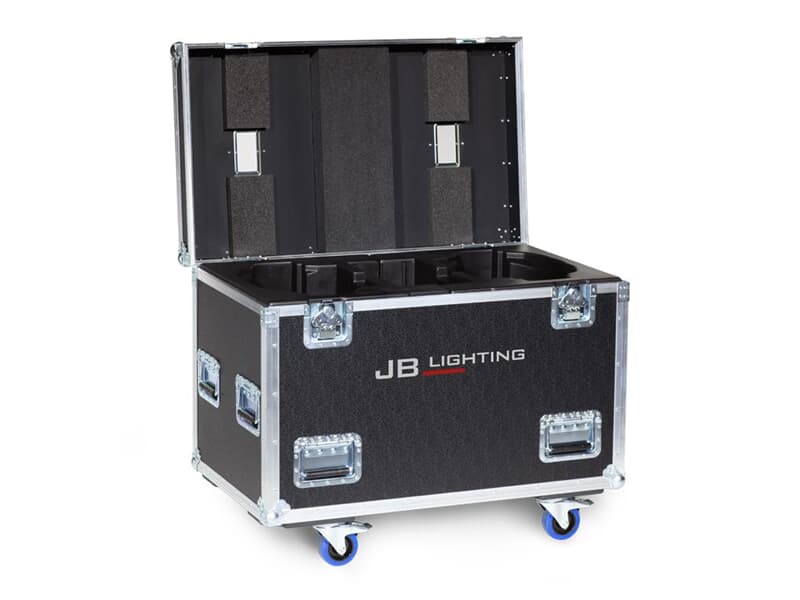 JB-Lighting Sparx30 2-fach Flightcase von Amptown mit Sip-Einsatz