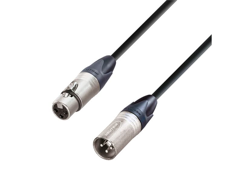 Adam Hall Cables 5 Star Serie AES/EBU Kabel Neutrik 110 Ohm XLR 10m