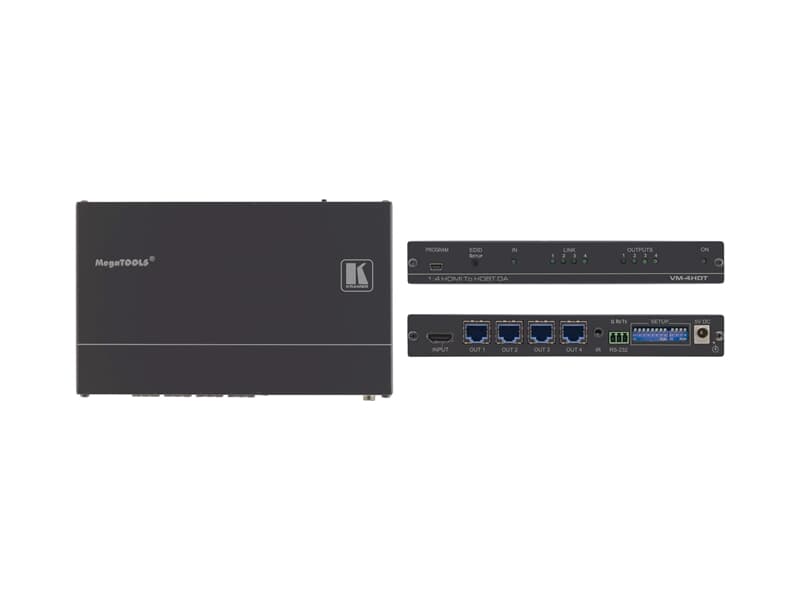Kramer VM-4HDT, 1:4 4K UHD Verteilverstärker für HDMI auf HDBaseT