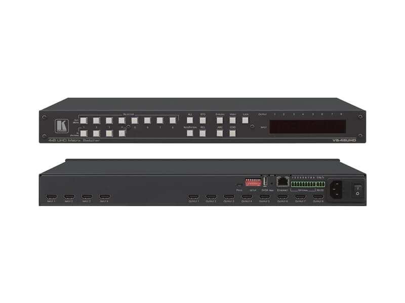 Kramer VS-48UHD, 4x8 4K60 4:2:0 HDMI Matrix Switcher