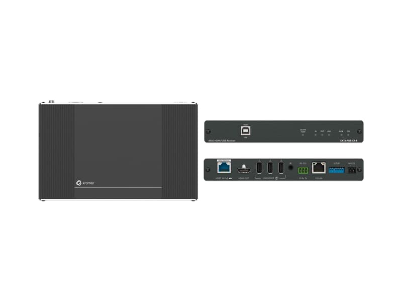 Kramer EXT3-POE-XR-R - HDBaseT 3.0 Receiver für 4K60 4:4:4 HDMI