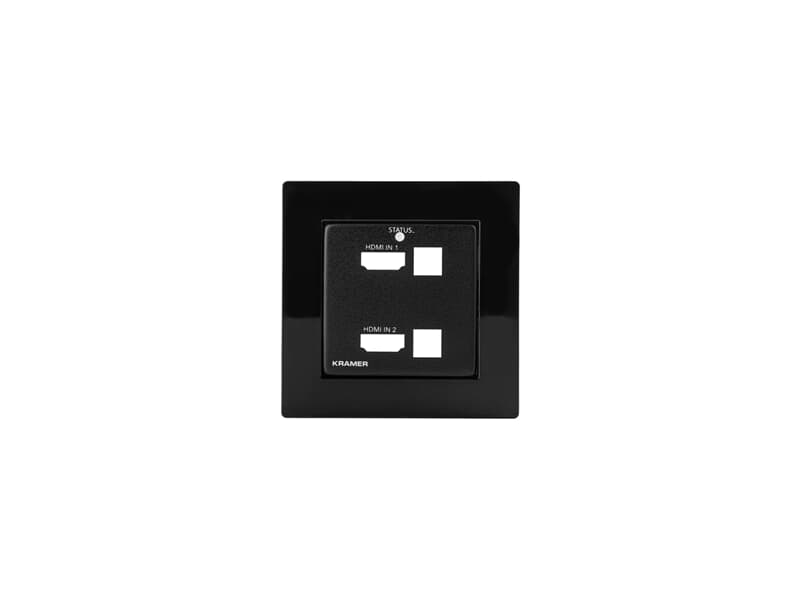 Kramer WP-211X-EU-PANEL-SET-80/86(B) - Schwarze Frontblende für WP-211X für EU-Geräte