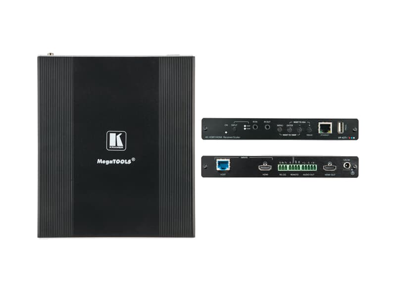 Kramer VP-427X1 - 4K HDR/HDBT Empfänger/Scaler mit HDBaseT — und HDMI–Eingang