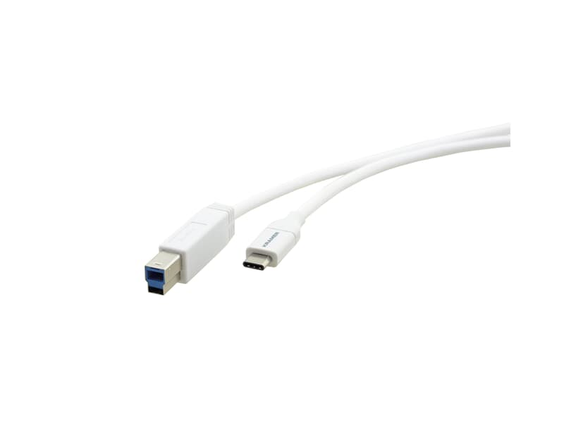Kramer C-USB31/CB-3 - USB 3.1 GEN-2 Cables USB–C (M) to USB–B (M) - 1 m
