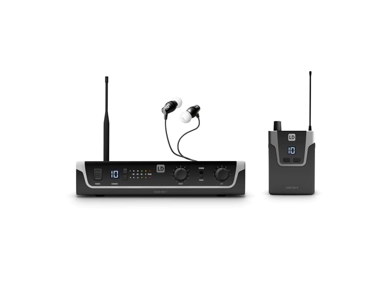 LD Systems U305.1 IEM HP - In-Ear Monitoring System with Earphones - 514 - 542 MHz