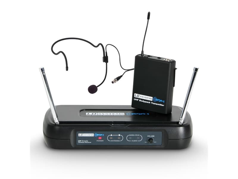 LD Systems ECO 2 BPH B6 II - Funkmikrofon System mit Belt Pack und Headset