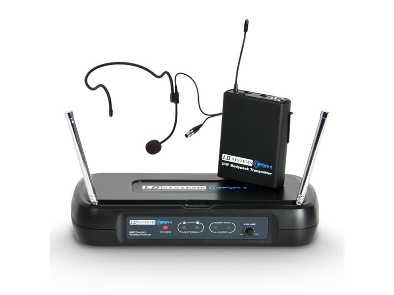 LD Systems ECO 2 BPH B6 I - Funkmikrofon System mit Belt Pack und Headset