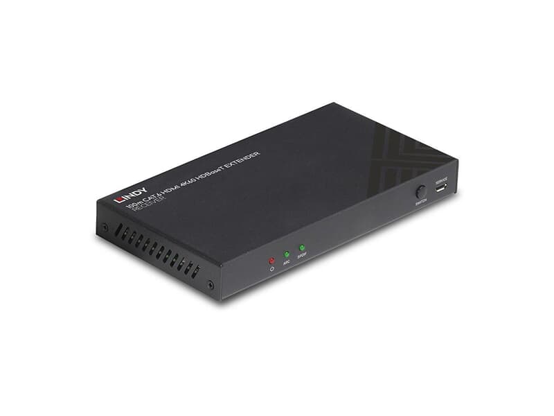 LINDY 38342 100m Cat.6 HDBaseT Extender-Receiver, HDMI 4K60, Audio, IR & RS-232  - Er