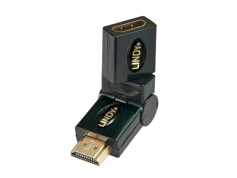 LINDY 41096 HDMI Adapter flexibel 360 Grad - Dieser dreh- und schwenkbare HDMI Adapte