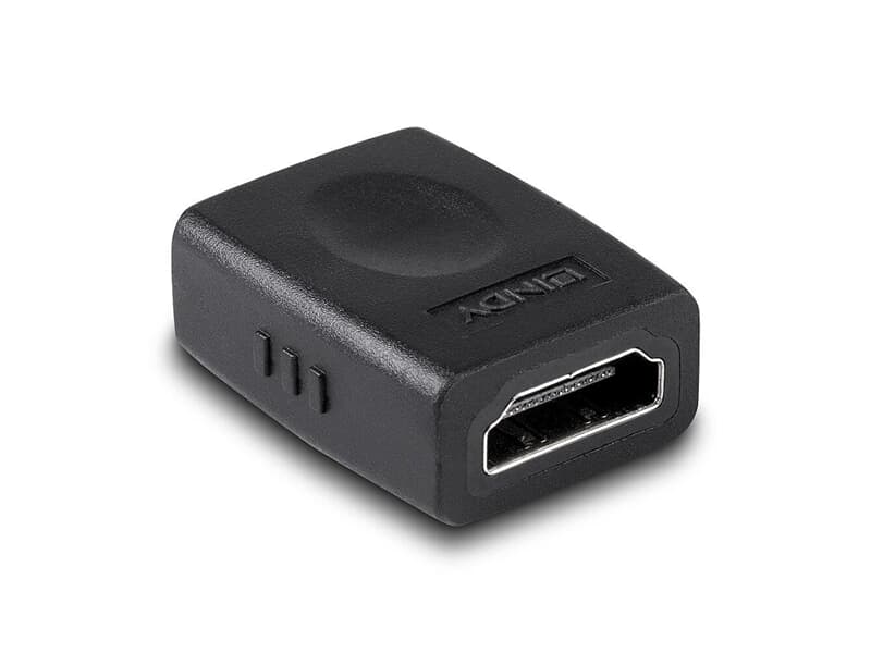 LINDY 41230 HDMI Doppelkupplung - Zwischensteckadapter mit zwei HDMI-Kupplungen