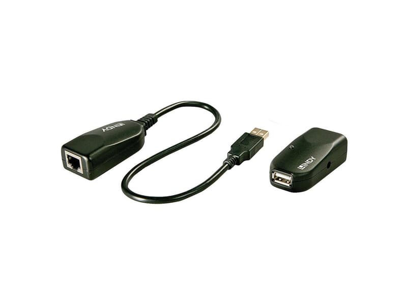 LINDY 42693 50m USB 2.0 Cat.5 Extender - 50m USB 2.0 Verlängerung