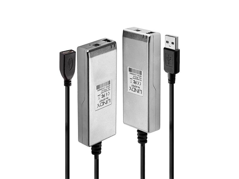 LINDY 42702 200m Fibre Optic USB 2.0 Extender  - 200m USB 2.0 Verlängerung über Glasf