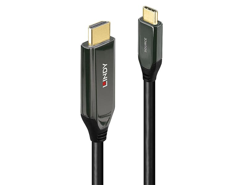 LINDY 43367 1m USB Typ C an HDMI 8K60 Adapterkabel