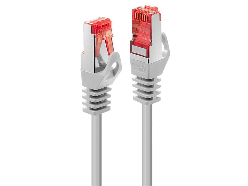 LINDY 47348 10m Cat.6 S/FTP  Netzwerkkabel, grau - RJ45-Stecker, 250MHz, Kupfer, 28AW