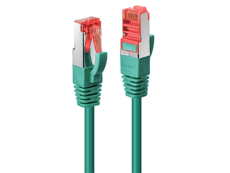 LINDY 47752 7.5m Cat.6 S/FTP  Netzwerkkabel, grün - RJ45-Stecker, 250MHz, Kupfer, 27A