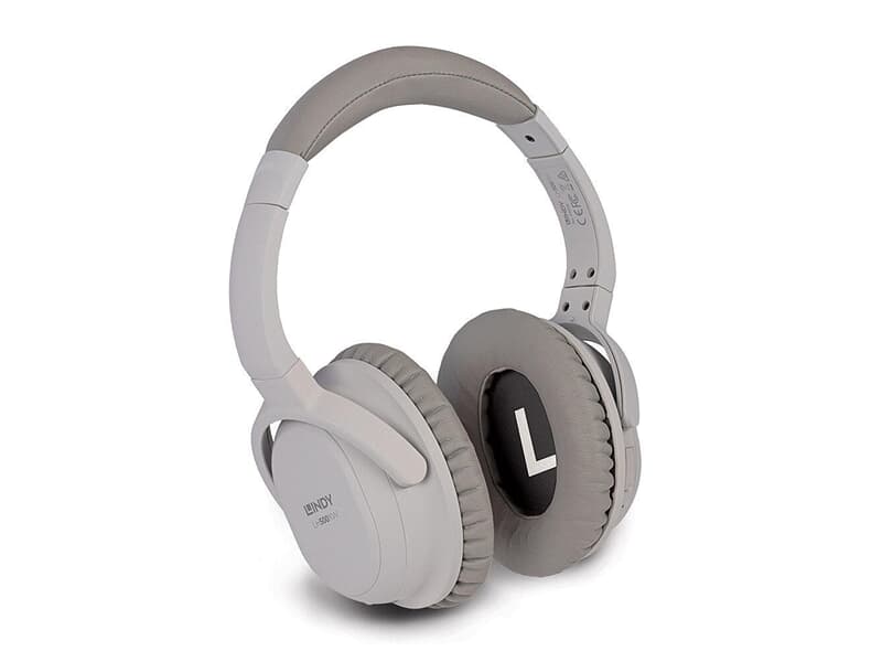 LINDY 73200 - LH500XW - Kabelloser Kopfhörer mit Active Noise Cancelling\r\n, hellgrau