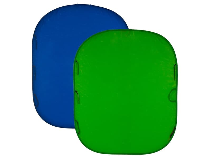 Lastolite LL LC5687 Falthintergrund Doppelseitig Blau/Grün 150x180cm