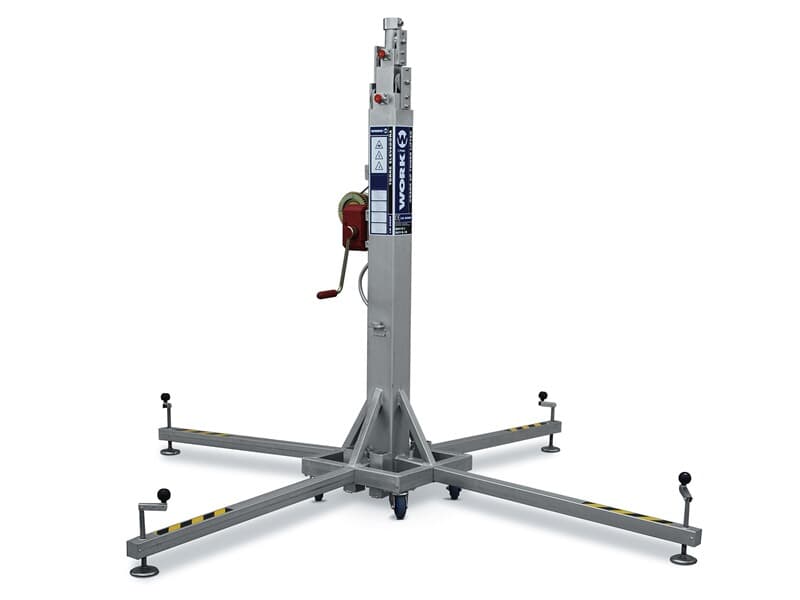 WORK LW 265 R Teleskoplift - silber 220kg bis zu 6,5m Höhe