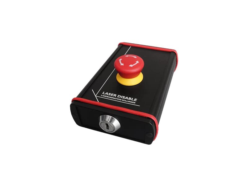 LaserAnimation Laser Disable Button, Sicherheitsknopf zum Unterbrechen der Laserausgabe