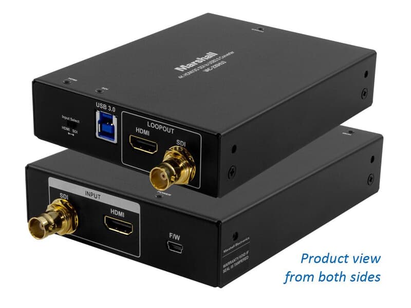 Marshall Electronics VAC-23SHU3, HDMI and 3G SDI to USB Converter (4096 4:2:0 complia