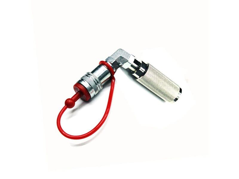CO2 Bottle to hose connector 90 degrees