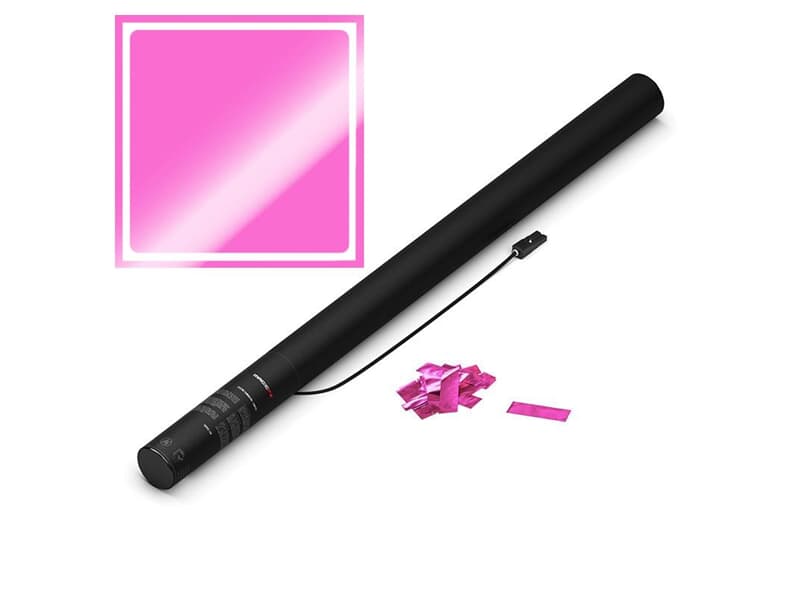 MAGICFX® Elektrische Konfettikanone PRO, 80cm, Pink Metallic