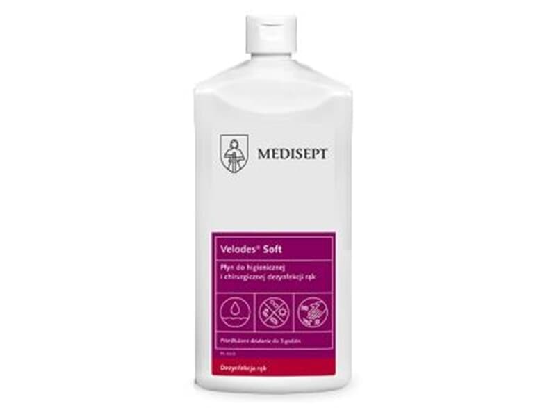 MEDISEPT Velodes Soft, 500ml Flasche, gebrauchsfertige Händedesinfektion