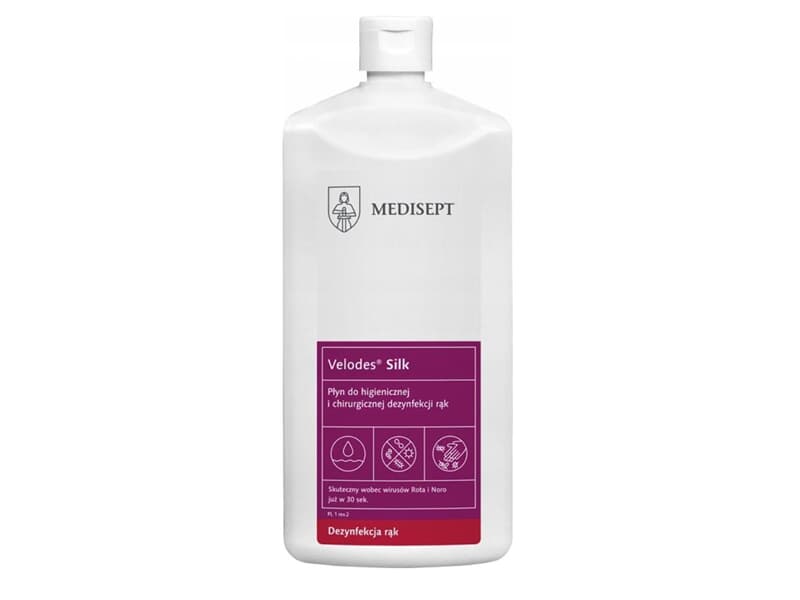 MEDISEPT Velodes Silk, 1L Flasche, gebrauchsfertige Händedesinfektion