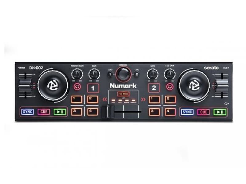 Numark DJ2Go 2 Pocket DJ Controller mit Audio Interface