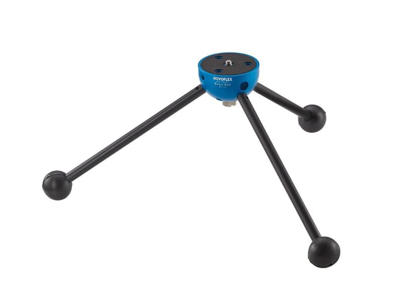 Novoflex BasicBall blau - Tisch-/Bodenstativ