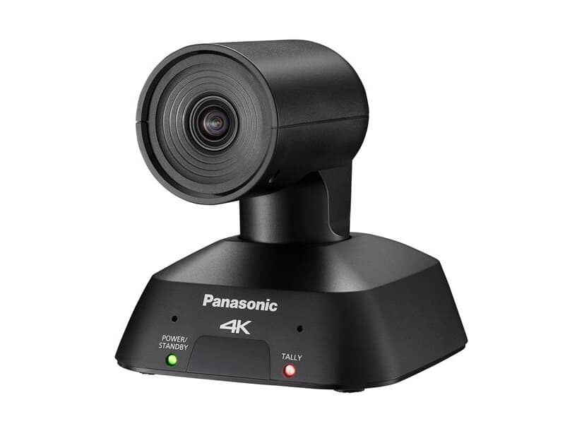 PANASONIC Kompakte 4K UHD PTZ-Kamera mit Ultraweitwinkelobjektiv - in schwarz