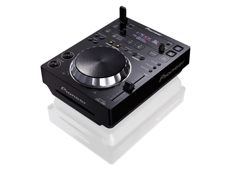 Pioneer CDJ-350, Tabletop Single CD/MP3-Player schwarz