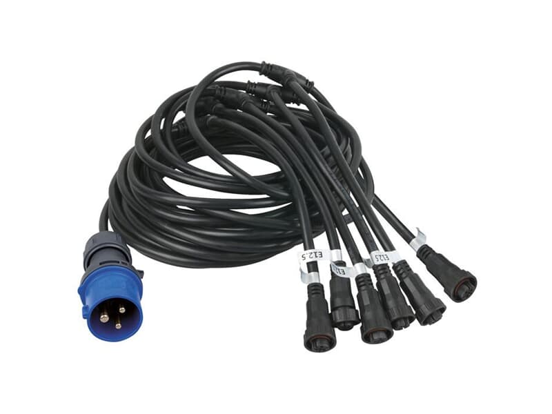 DMT Power Cable for E/F Series Split, Verteilerkabel für max. 30 Module, Pixelmesh P12,5 10m