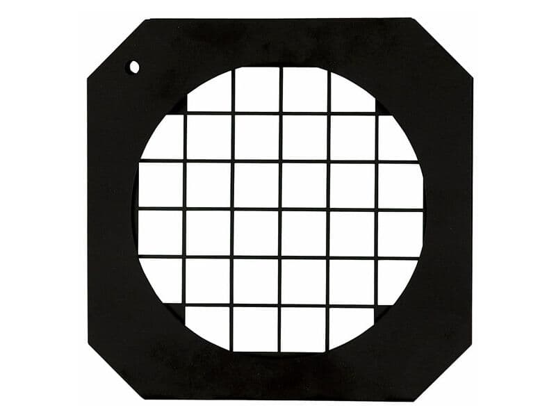 Filterrahmen für PAR-56 kurz, schwarz, mit Gitter