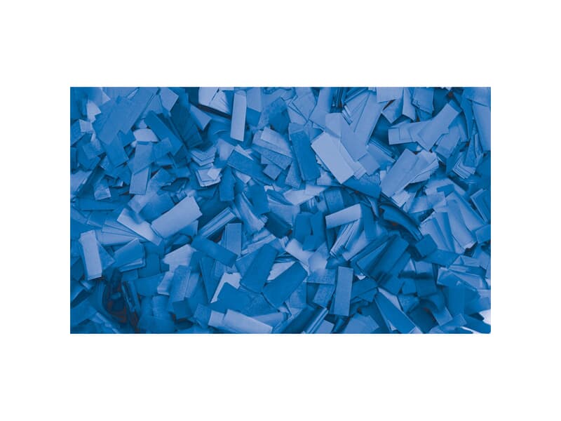 Showgear Konfetti - Rechteckig - Blau, 55 x 17 mm, 1 kg, feuerhemmend und biologisch abbaubar